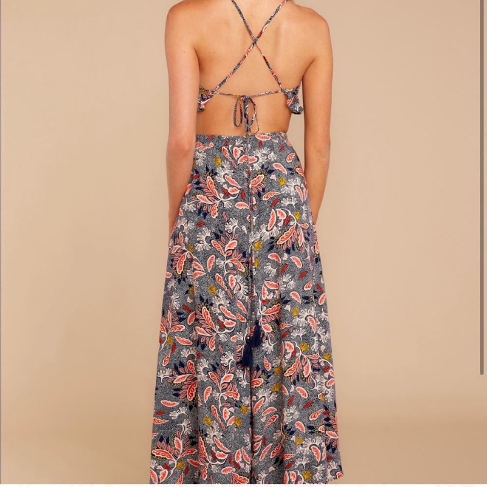EUC Navy Paisley Two Piece Set